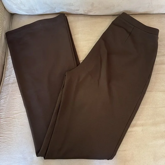 EXPRESS. Extreme Flare Brown Pants, Size S-Regular. - Picture 4 of 9